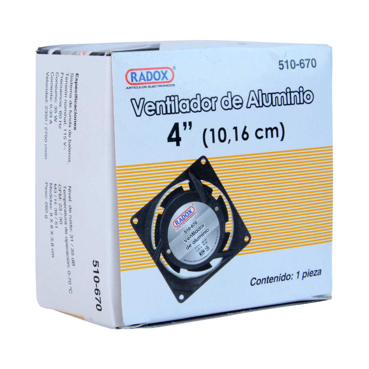 Ventilador De 4"